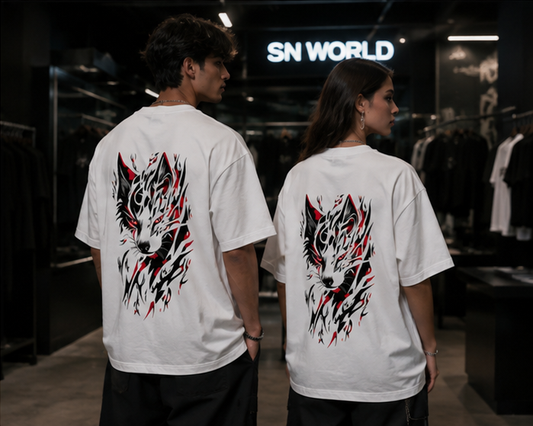 SN WORLD Trust Issues oversized graphic T-shirt product image