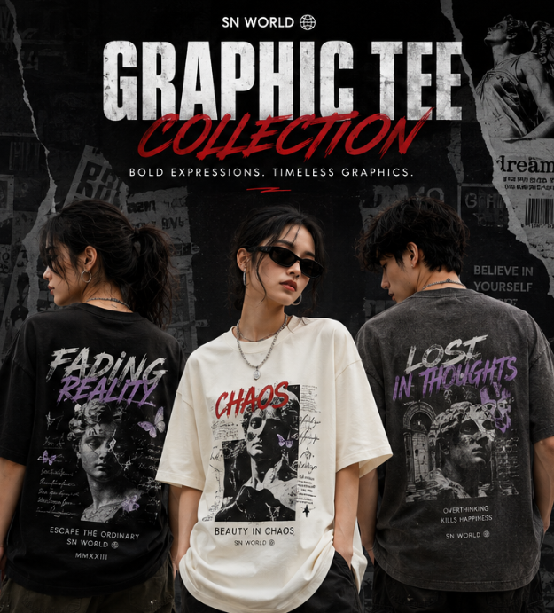 GRAPHIC T-SHIRTS - SN WORLD