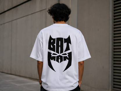 SN WORLD Bat Mask oversized graphic T-shirt product image