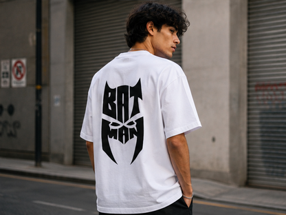 SN WORLD Bat Mask oversized graphic T-shirt product image