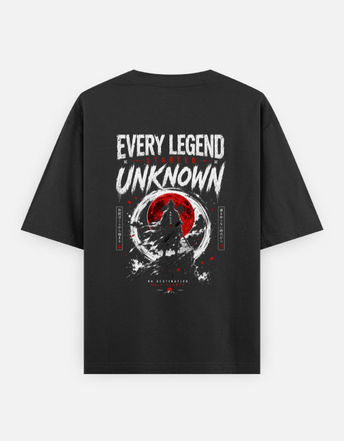 SN WORLD Every Legend Was Once Unknown premium oversized T-shirt product image