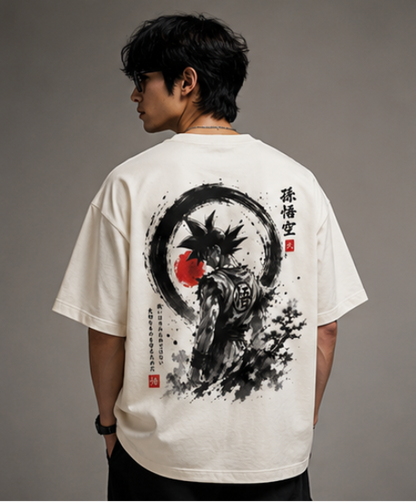 SN WORLD Eagle graphic oversized T-shirt product image