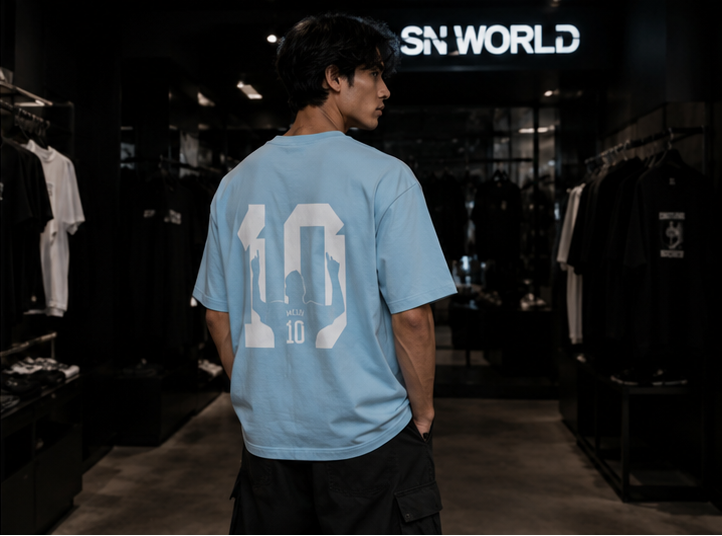 SN WORLD Football Legacy oversized T-shirt product image