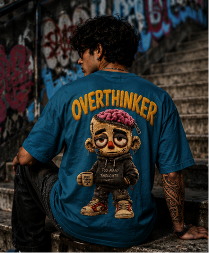 SN WORLD Overthinker oversized classic T-shirt product image