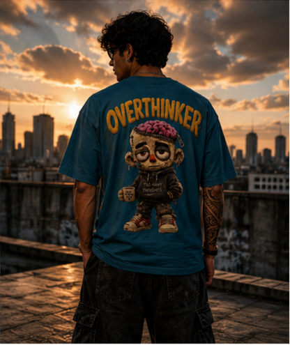 SN WORLD Overthinker oversized classic T-shirt product image