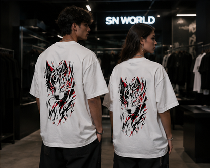 SN WORLD Trust Issues oversized graphic T-shirt product image
