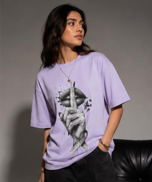 SN WORLD Dark Hand oversized graphic T-shirt product image